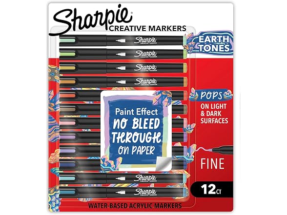 Sharpie Creative Markers, Earth Tones