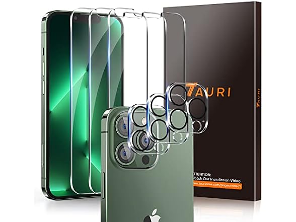 TAURI 2 Pack for iPhone 13 Max Screen