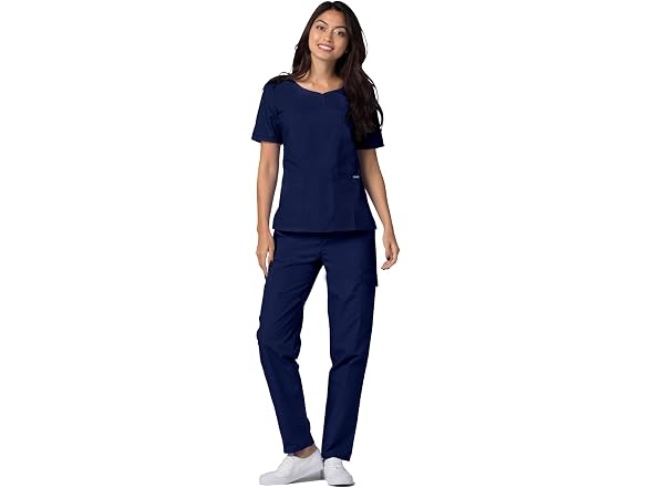 Adar Medical Uniforms Women (M) V-neck Scrub Top