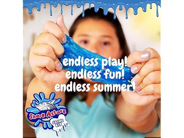 Aqua Endless Summer Shark Attack DIY Slime Kit 