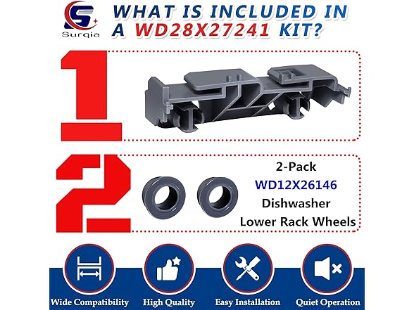 Surqia WD28X27241 Dishwasher Rack Carrier