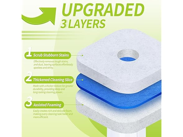 63 Count Disposable Toilet Brush Heads - Gallery 2