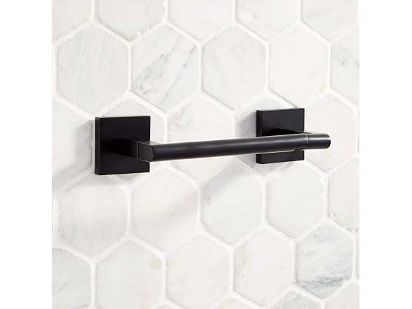 Signature Hardware Hibiscus Single Post Toilet Paper Holder