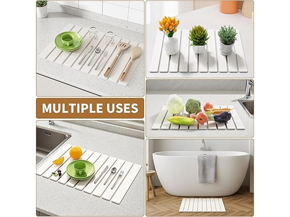 AEFLM Large Stone Dish Drying Mat