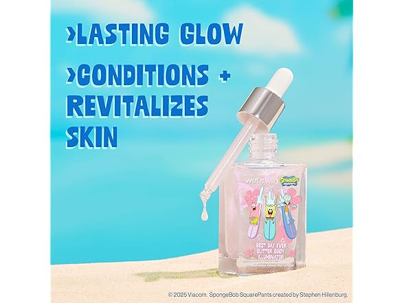 wet n wild Spongebob Best Day Ever Glitter Body Illuminator