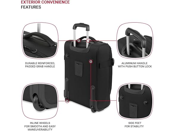 SwissGear Apex Exec Wheeled Rolling Duffel Bag