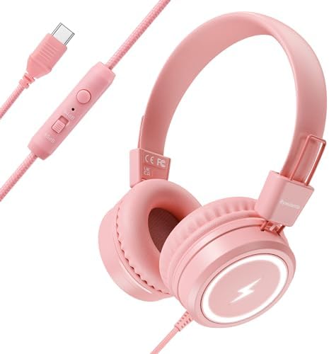 Bywulanda Bywulanda Kids Headphones with LED Ligh