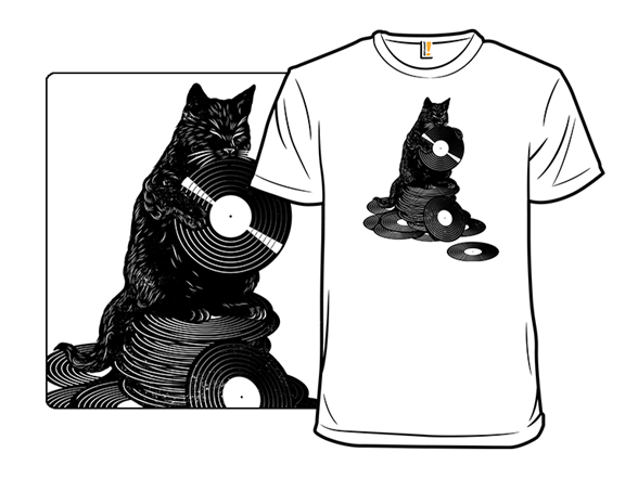 Retro Vinyl Cat