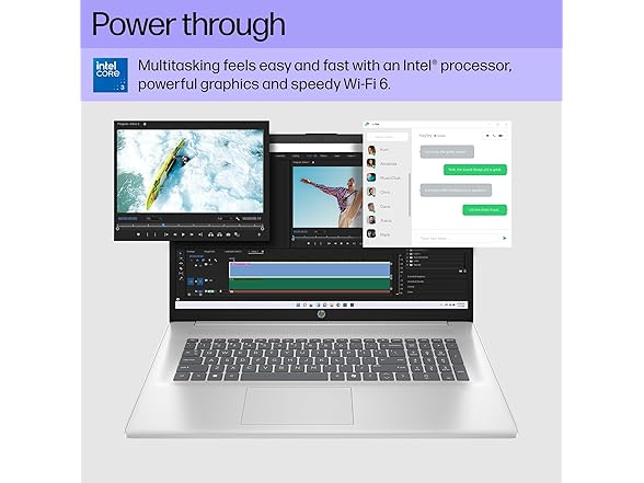 HP 17.3" FHD Intel Core 3 100U Laptop