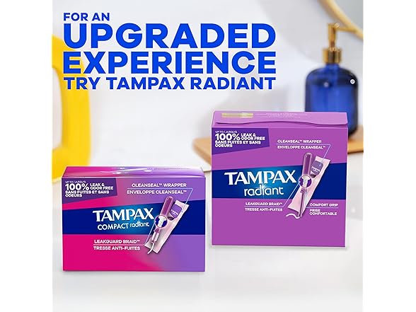 Tampax Compact Pearl Tampons 16 Count