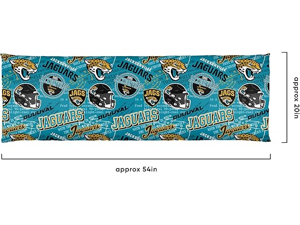 JACKSONVILLE JAGUARS Body Pillow