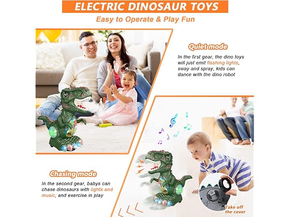 GDBAQAN Moving Dinosaur Toy