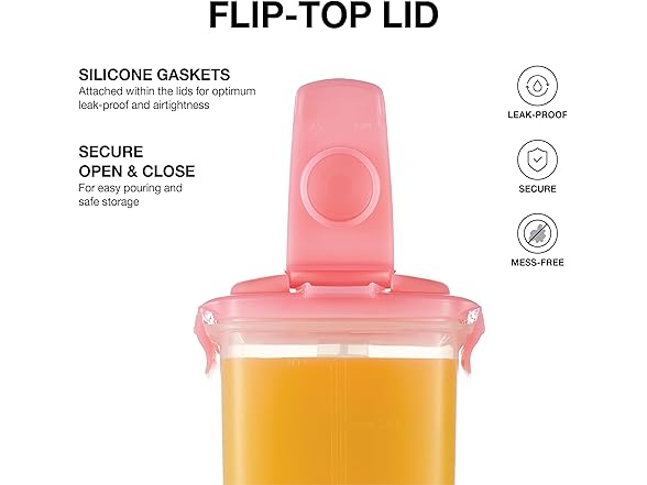 LocknLock Fridge Jug, 3QT, Pink