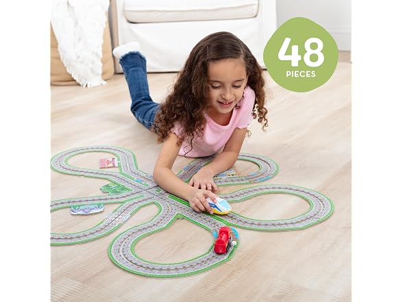 Melissa & Doug Design Your Own Railroad 48-Piece Floor Puzzle