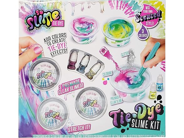 Canal Toys Premade Tie Dye Slime Kit