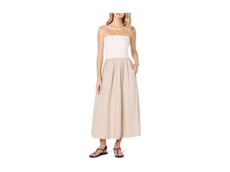 White/Natural Linen