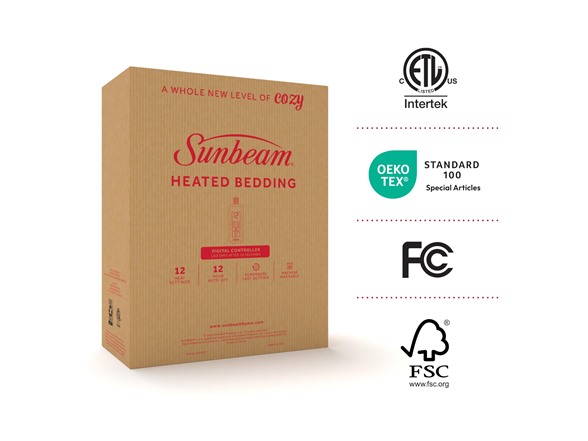 Sunbeam Royal Posh Night Fog Heated Blanket