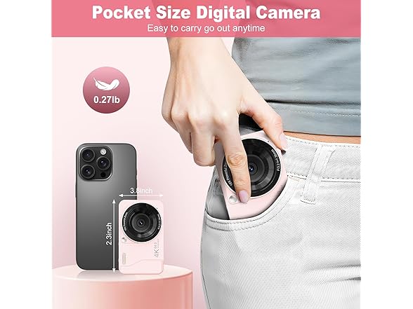 HSZTJJYP 4K Digital Camera
