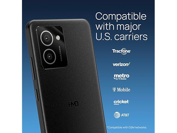 HMD Vibe | Unlocked Android 14 Smartphone | 6GB/128GB