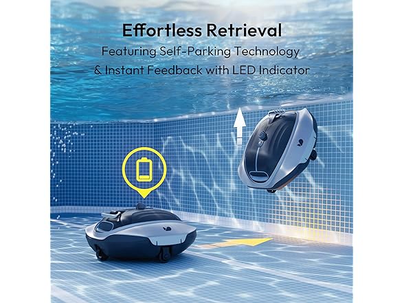 BUBLUE Bubot 300P Robotic Pool Cleaner | 850 sq.ft.