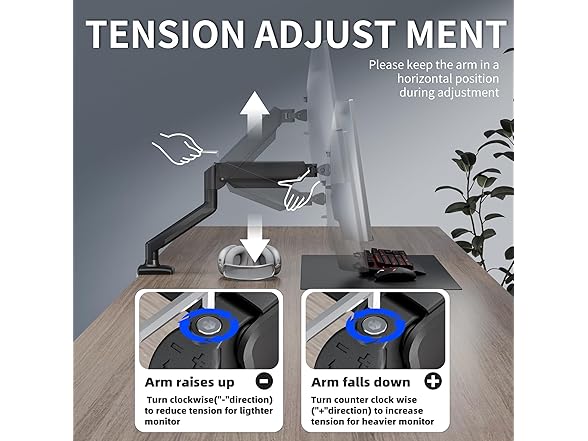 C-MOUNTS Single Monitor Arm Desk Mount