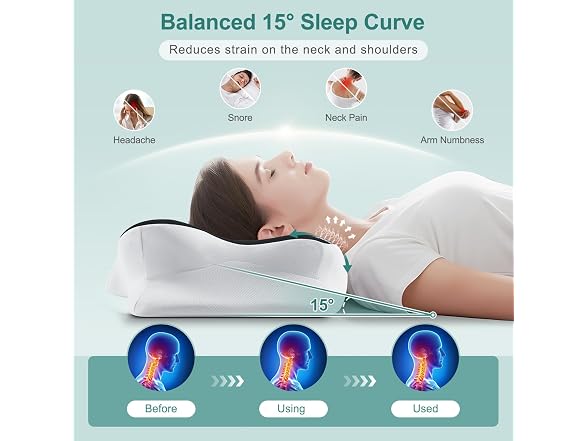 DONAMA Cervical Pillow Black