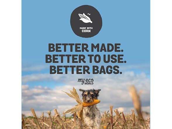 MyEcoWorld® Compostable Pet Poop Bags - Made