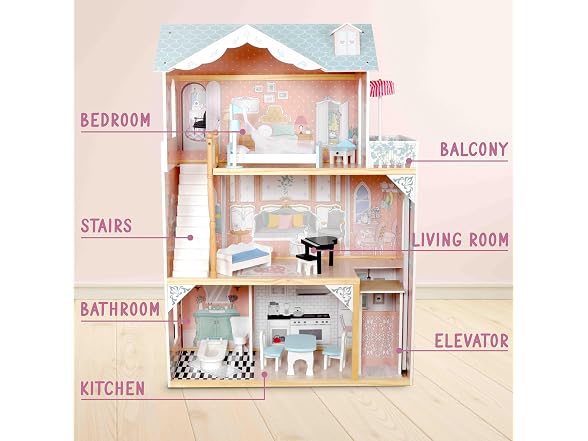 Doll House Large Blue