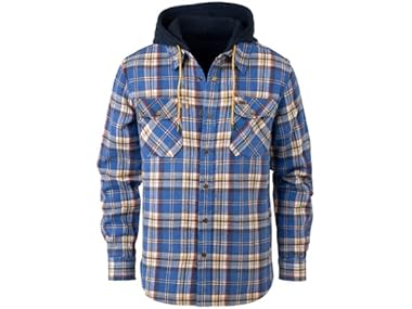 $28.99, Was $75, 61% Off! Field & Stream Mens Widgeon Waffle Hooded Flannel dealfomo