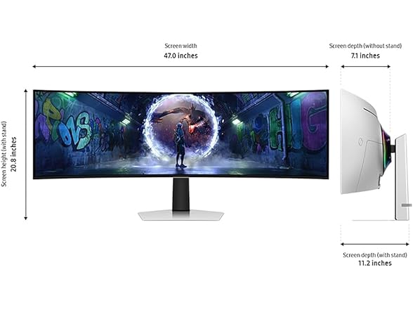 Samsung 49" OLED DQHD Curved Monitor | LS49DG934SNXGO