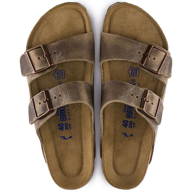 Birkenstock Unisex Arizona Soft Footbed Oiled Leather Shoes - Gallery 13