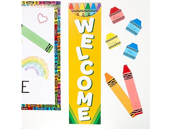 Eureka Crayola Crayons Door, Window, and Bulletin Board