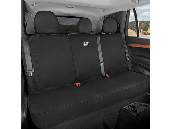 CAT Flexfit Black Rear Seat Cover 60/40