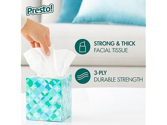 Presto! Amazon Brand - Presto! Ultra-Soft Facial