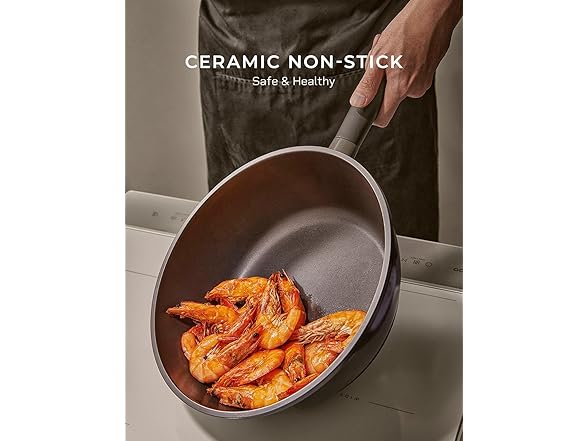 CUCKOO 11 in Kyndell Nonstick Ceramic Wok Pan