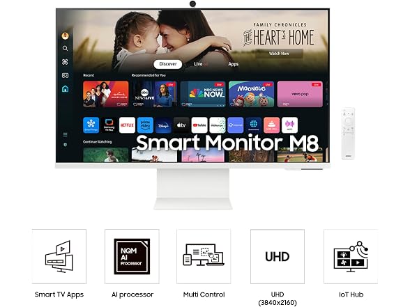 New Samsung 32" M8 (M80D) Series 4K UHD Smart Monitor