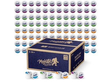 $46.99, Was $126, 62% Off! (96ct) Majestic Blends Organic K-cups dealfomo
