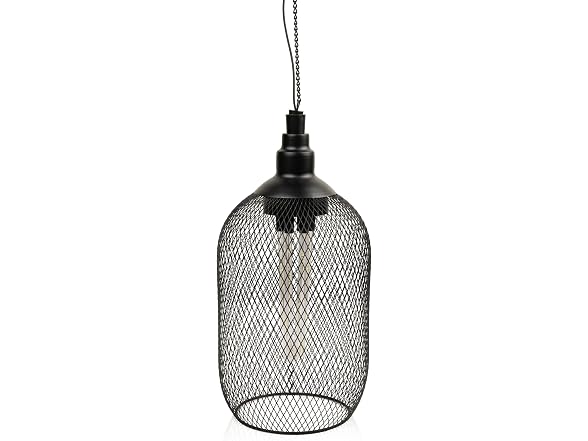 Alpine Corporation 12" Tall Hanging Solar Powered Lantern