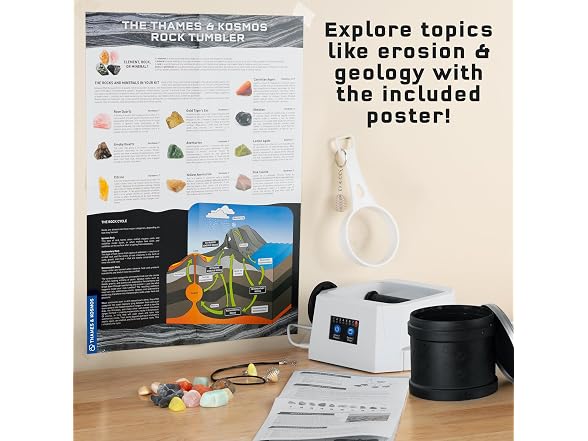 The Thames & Kosmos Rock Tumbler Essential STEM Tool