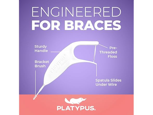 Platypus Orthodontic Flossers for Braces