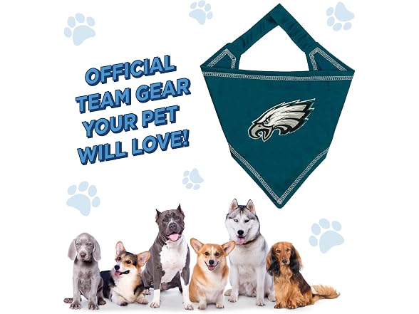 Pets First NFL Philadelphia Eagles TIE Bandana