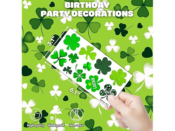 St.Patricks Day Temporary Tattoos