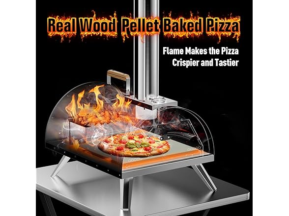WOOCIT Multi-Fuel Outdoor Pizza Oven