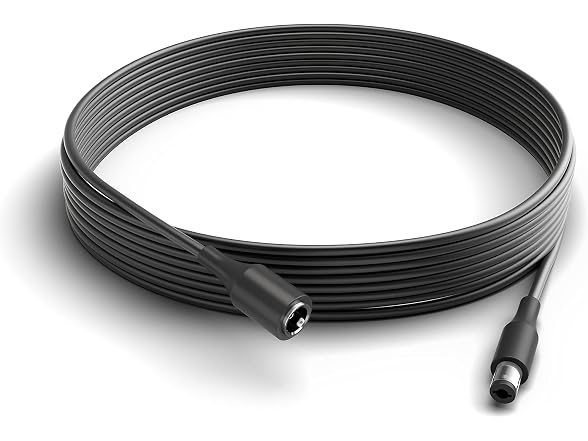 Philips Hue 16-Foot Extension Cable for Philips Hue Play Light Bar, Black - 1 Pack