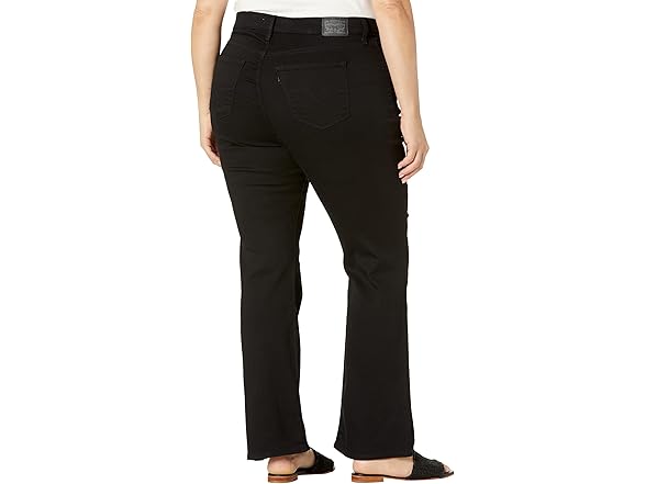 Levis Womens 725 Bootcut Black (24)