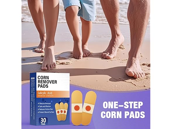 QIYANA Corn Remover Pads 30 Count