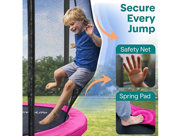 SereneLife 10 ft Outdoor Trampoline