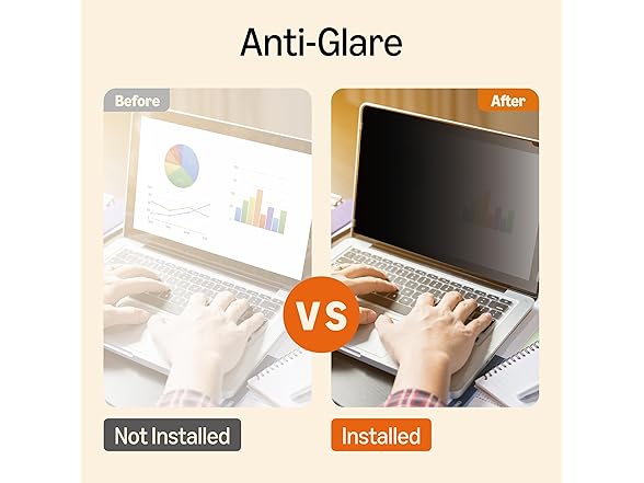 Amazon Basics Privacy Screen Filter - 14 Inch