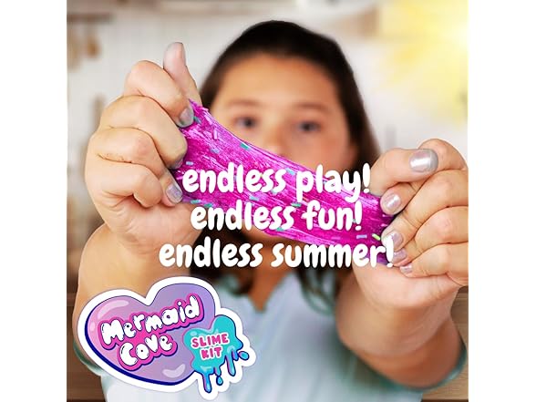 Aqua Endless Summer Mermaid Cove DIY Slime Kit