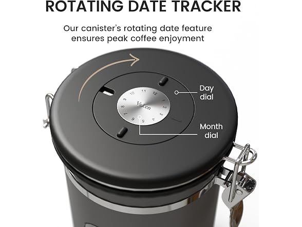 Veken Coffee Canister with Window